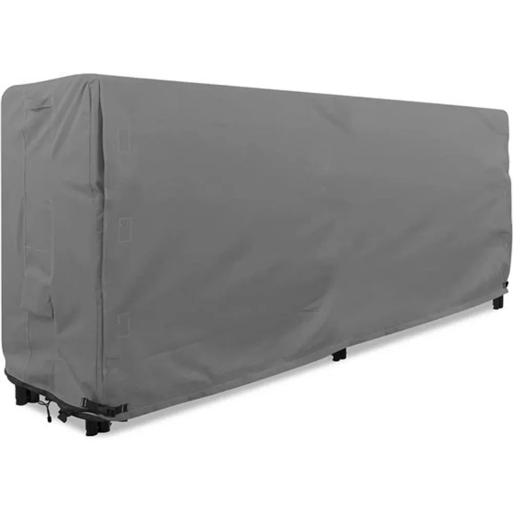 Firewood Rack Cover 8 foot - Heavy Duty - Black